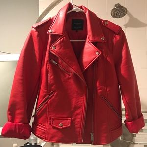 Zara leather jacket